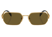Prada Geometric Sunglasses Gold/Brown (SPRA51)