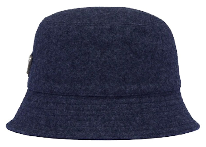 Prada Loden Bucket Hat Navy