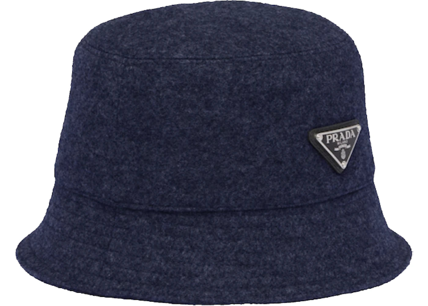Prada Loden Bucket Hat Navy
