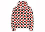 Prada Logo Plaque All-Over Printed Jacket White/Red/Black