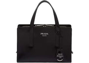 Prada Re-Edition 1995 Brushed-Leather Mini Handbag Black