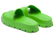 Prada Rubber Slides Apple Green (Men's)