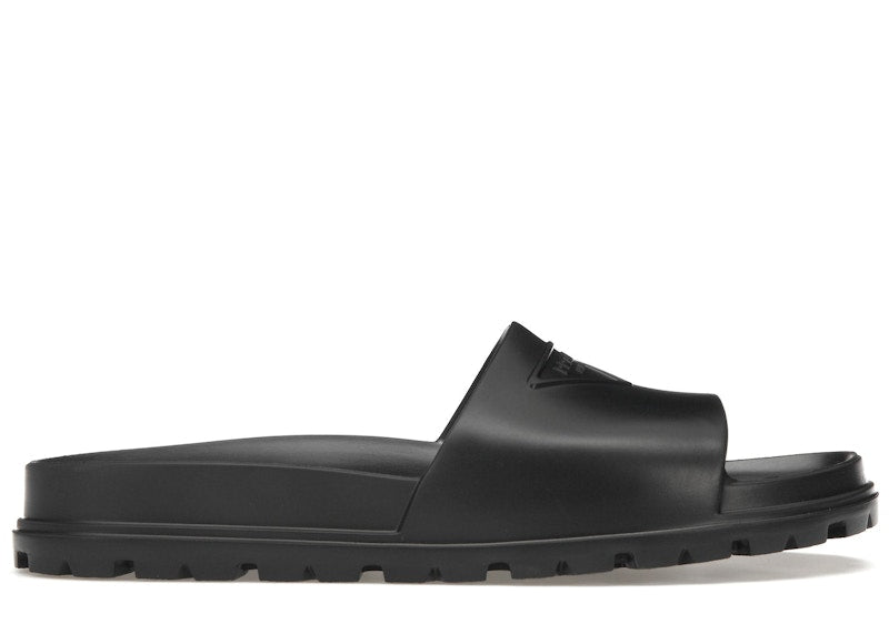 Prada Rubber Slides Black (Men's)