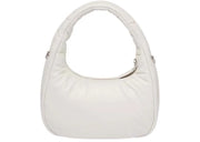 Prada Soft Padded Nappa-Leather Mini Bag White