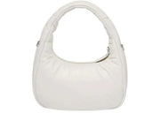 Prada Soft Padded Nappa-Leather Mini Bag White