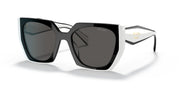 Prada Symbole Logo Rectangle Sunglasses Black/White (SPR15W 09Q-5S0)
