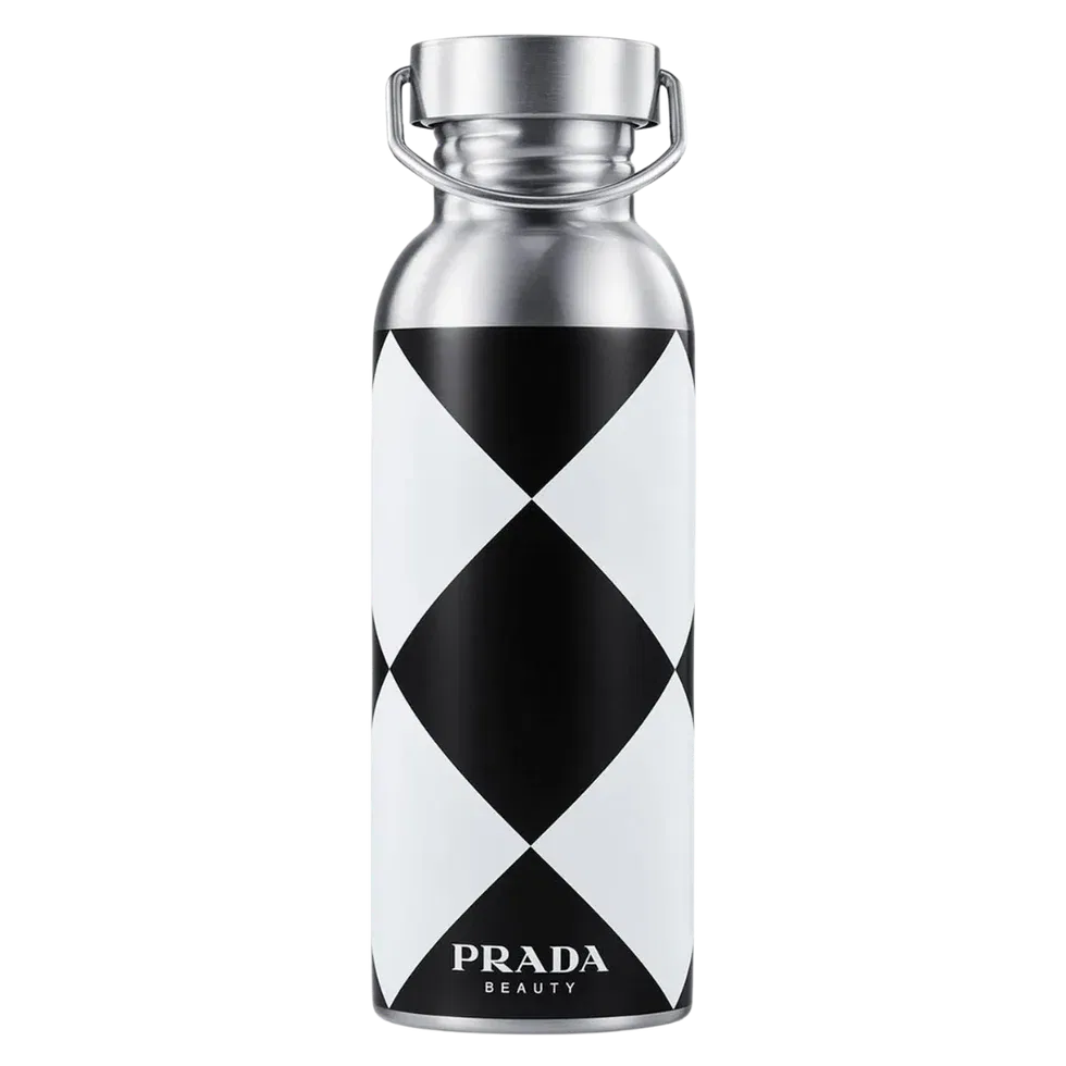 Prada Stainless Steel Bottle 500ML - Black & White