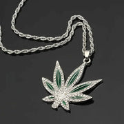 CANNABIS LEAF PENDANT