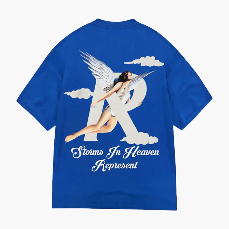Represent Storms In Heaven T-Shirt Cobalt