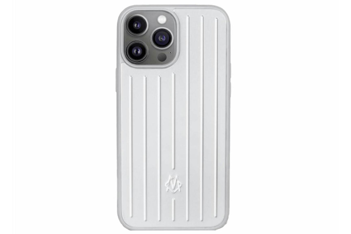 Rimowa iPhone 13 Pro Max Aluminium Cover Silver