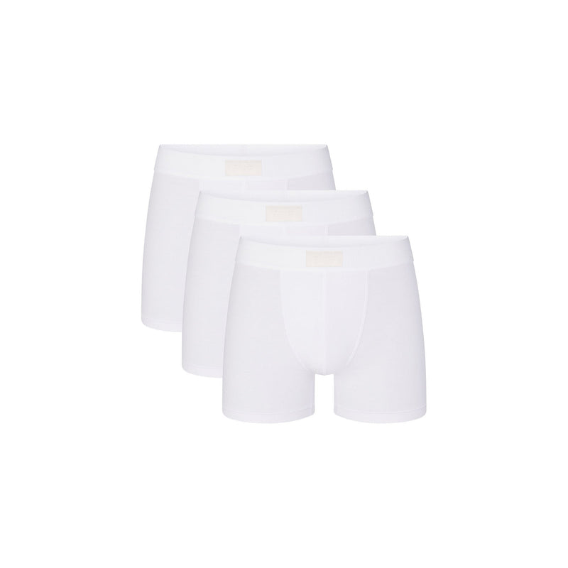 SKIMS COTTON MENS 3" BOXER BRIEF 3-PACK | CHALK