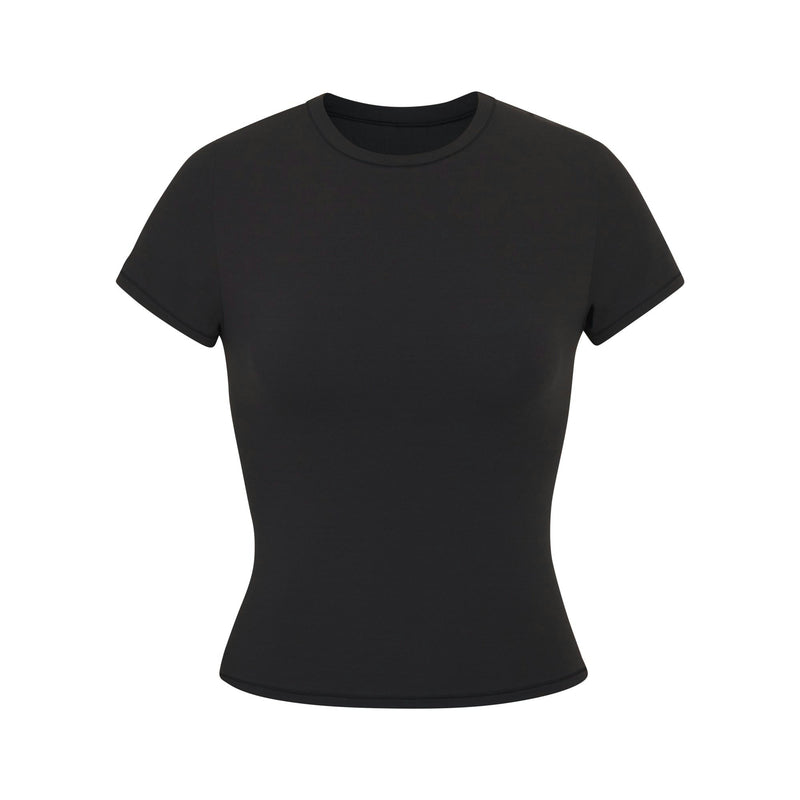 SKIMS FITS EVERYBODY T-SHIRT ONYX