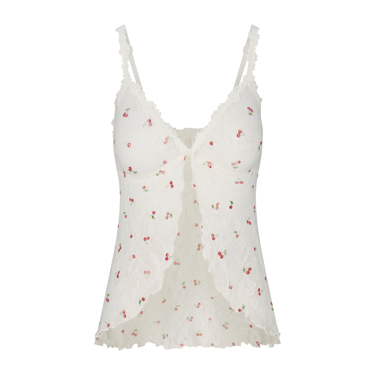 Stretch Lace Babydoll Top