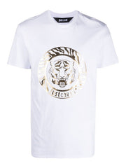 Just Cavalli Logo-print cotton T-shirt