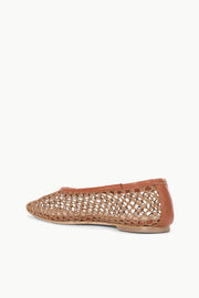 ALBA BALLET FLAT TAN NETTING