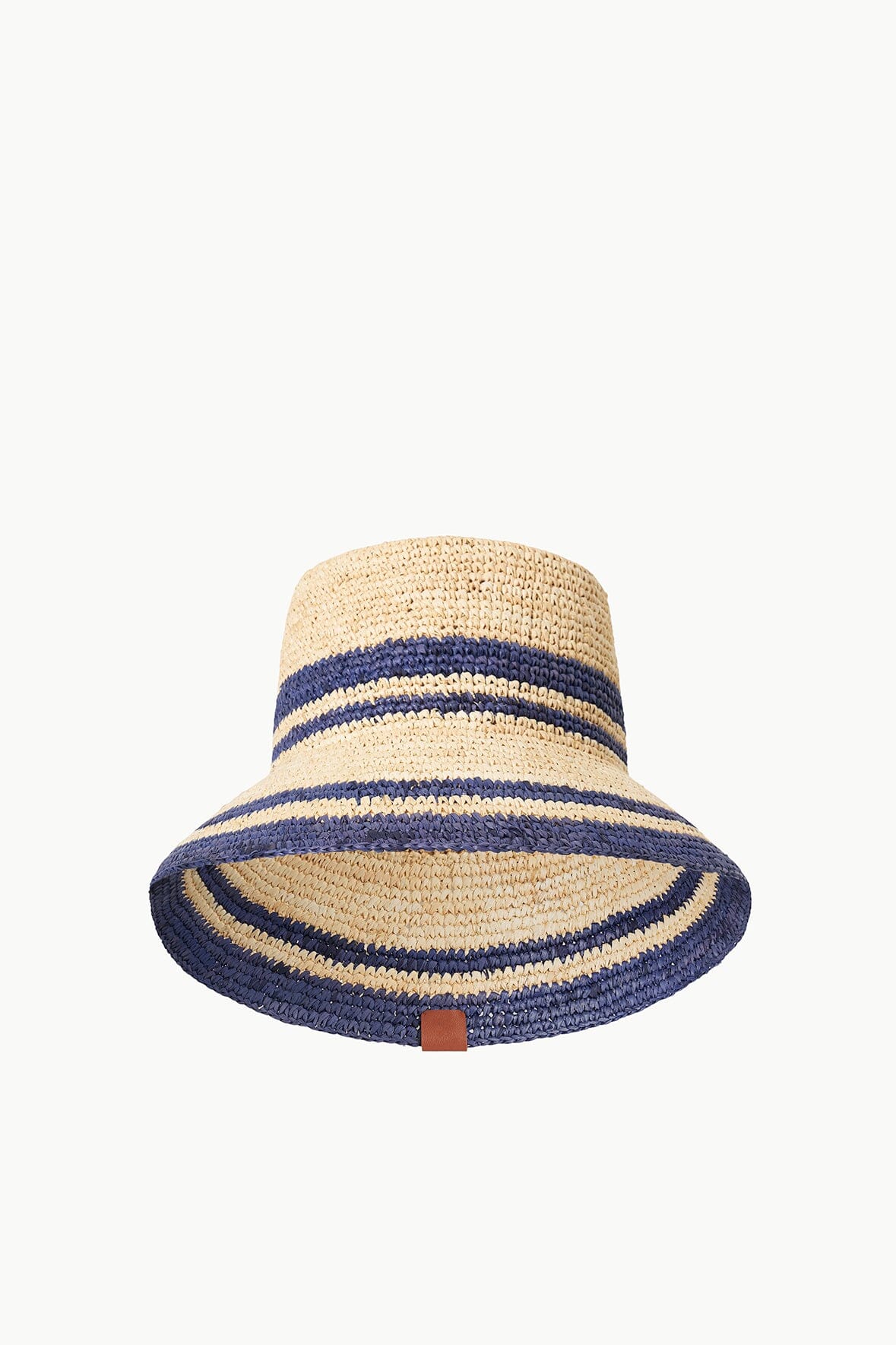 RITA BUCKET HAT NATURAL NAVY