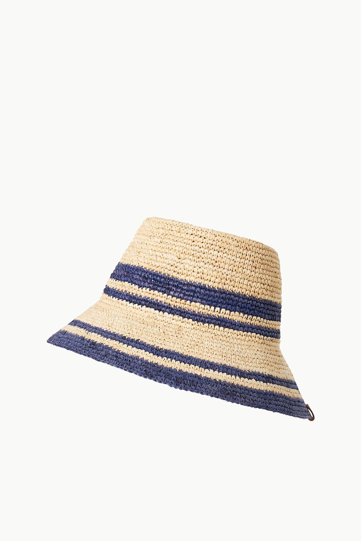 RITA BUCKET HAT NATURAL NAVY