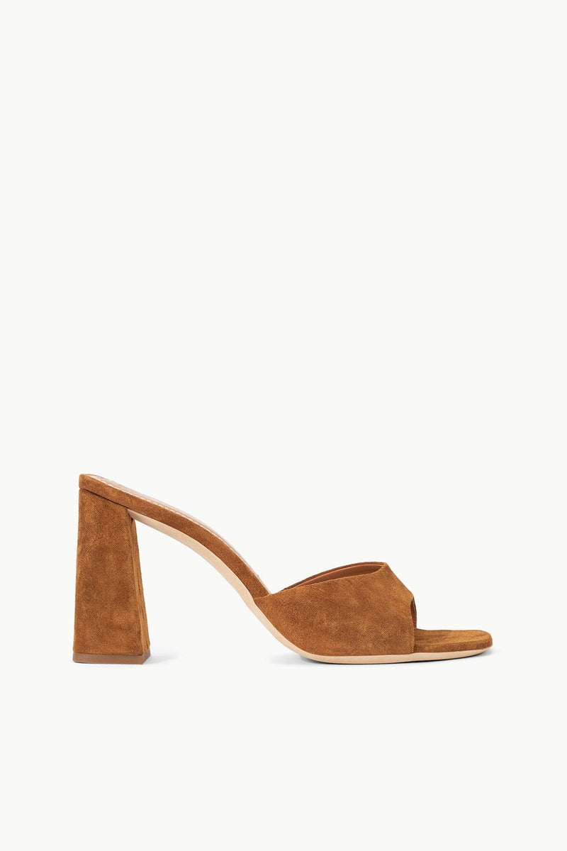 SLOANE HEEL TAN SUEDE