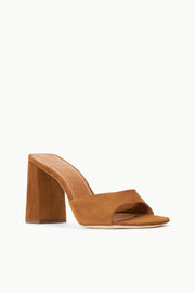 SLOANE HEEL TAN SUEDE