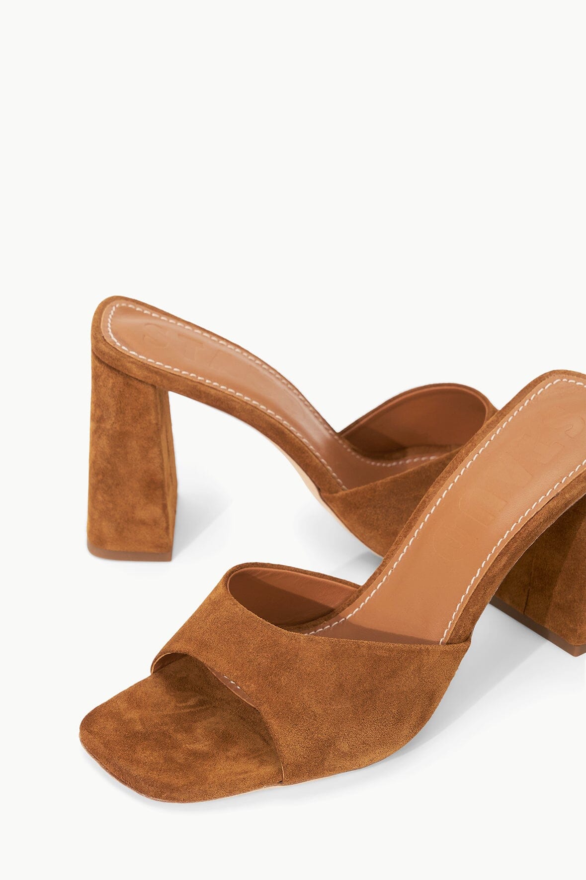 SLOANE HEEL TAN SUEDE