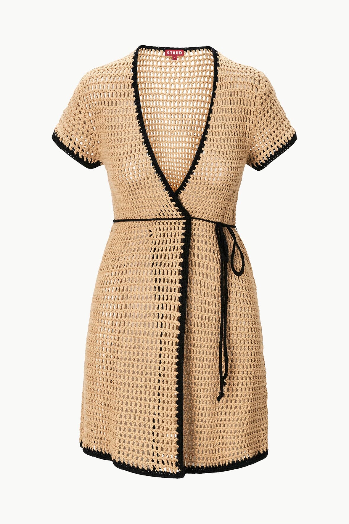 SPRITZ COVERUP DRESS NATURAL BLACK