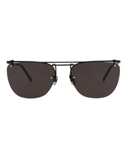 Saint Laurent Aviator Sunglasses Black/Black/Black (SL600-30014318-001)