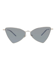 Saint Laurent Cat Eye-Frame Metal Sunglasses Silver Silver Silver (SL303JERRY-30007822-010)