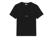 Saint Laurent Logo Rive Gauche T-Shirt Black/White