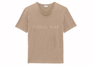 Saint Laurent Reverse T-Shirt Taupe/Natural