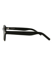 Saint Laurent Round Oval Sunglasses Black/Black/Grey (SL520SUNSE-30013041-001)