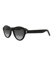 Saint Laurent Round Oval Sunglasses Black/Black/Grey (SL520SUNSE-30013041-001)