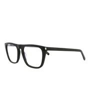 Saint Laurent Square-Frame Acetate Optical Frames Black Black Transparent (SL343-30008559-003)