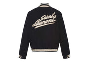 Saint Laurent Teddy Jacket Black