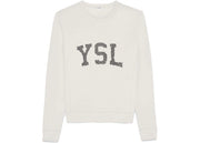 Saint Laurent YSL Vintage Sweatshirt Dirty Ecru