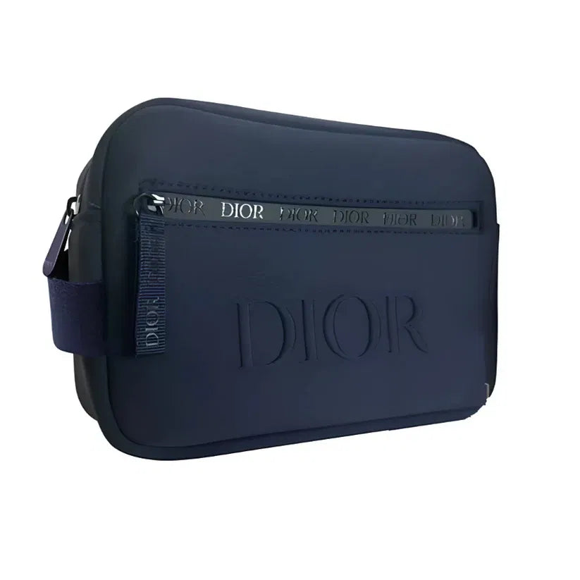 Dior Navy Wash Bag Toiletry Pouch