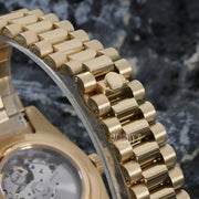 Seikojust Daydate Yellow Gold - White Arabic