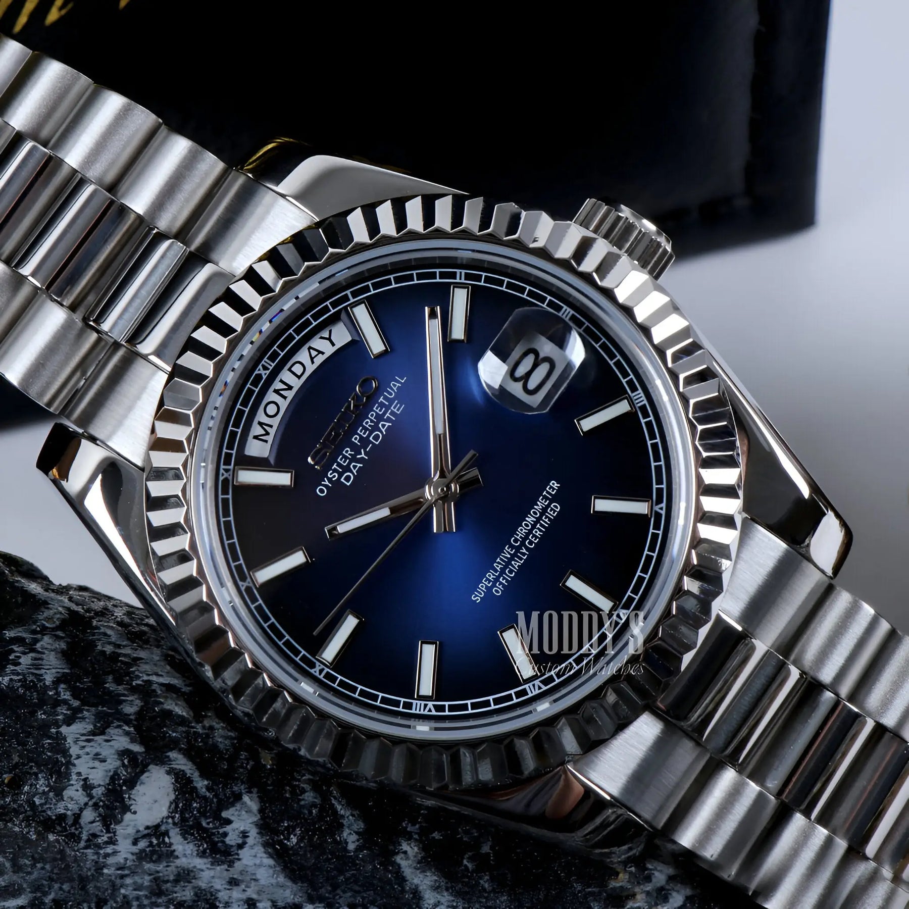 Seikojust Daydate Royal Blue