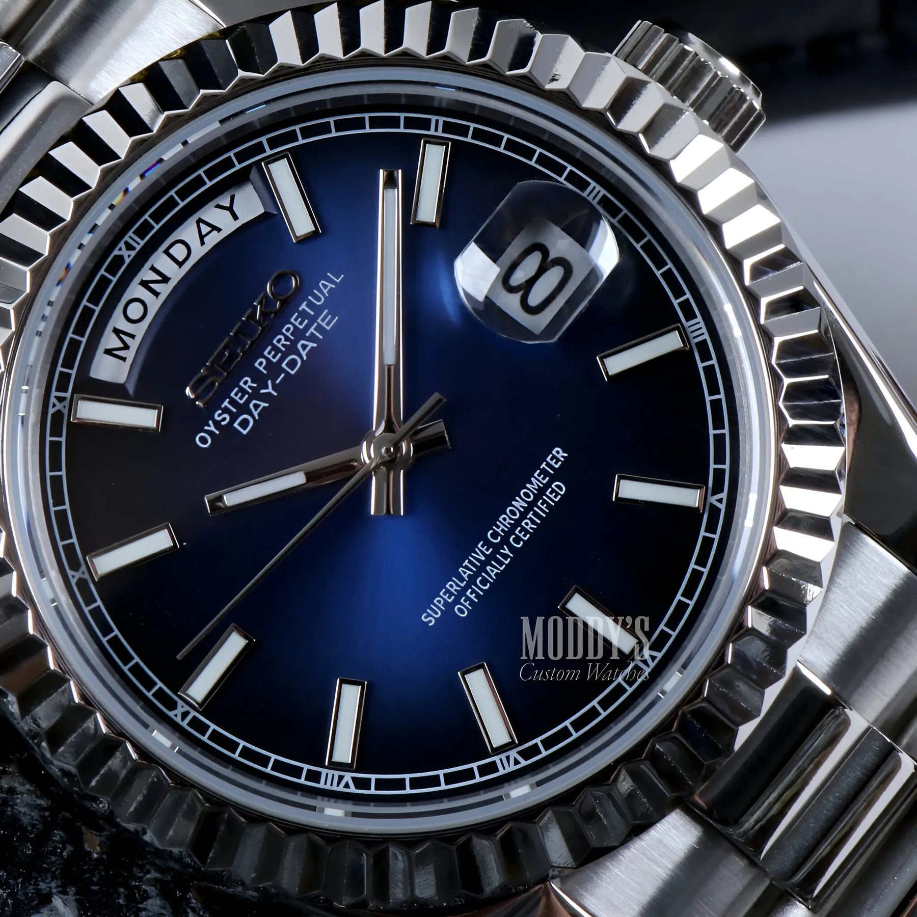 Seikojust Daydate Royal Blue