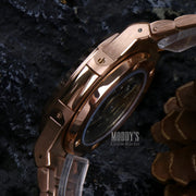 Nautiko Rose Gold Chocolate Open Heart