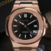 Nautiko Rose Gold Black