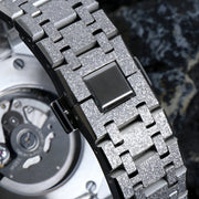 Royal Seikoak White Iced Out