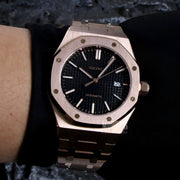 Royal Seikoak Rose Gold Black