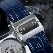 Seiko mod Santeiko White Blue Leather