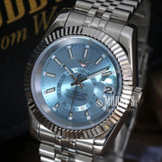 Seikojust Sky Dweller Ice Blue