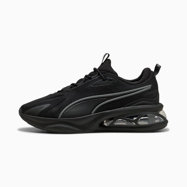 Puma Solar Running Shoes Gray Echo-Puma Black-Glacial Gray-Blue Jewel