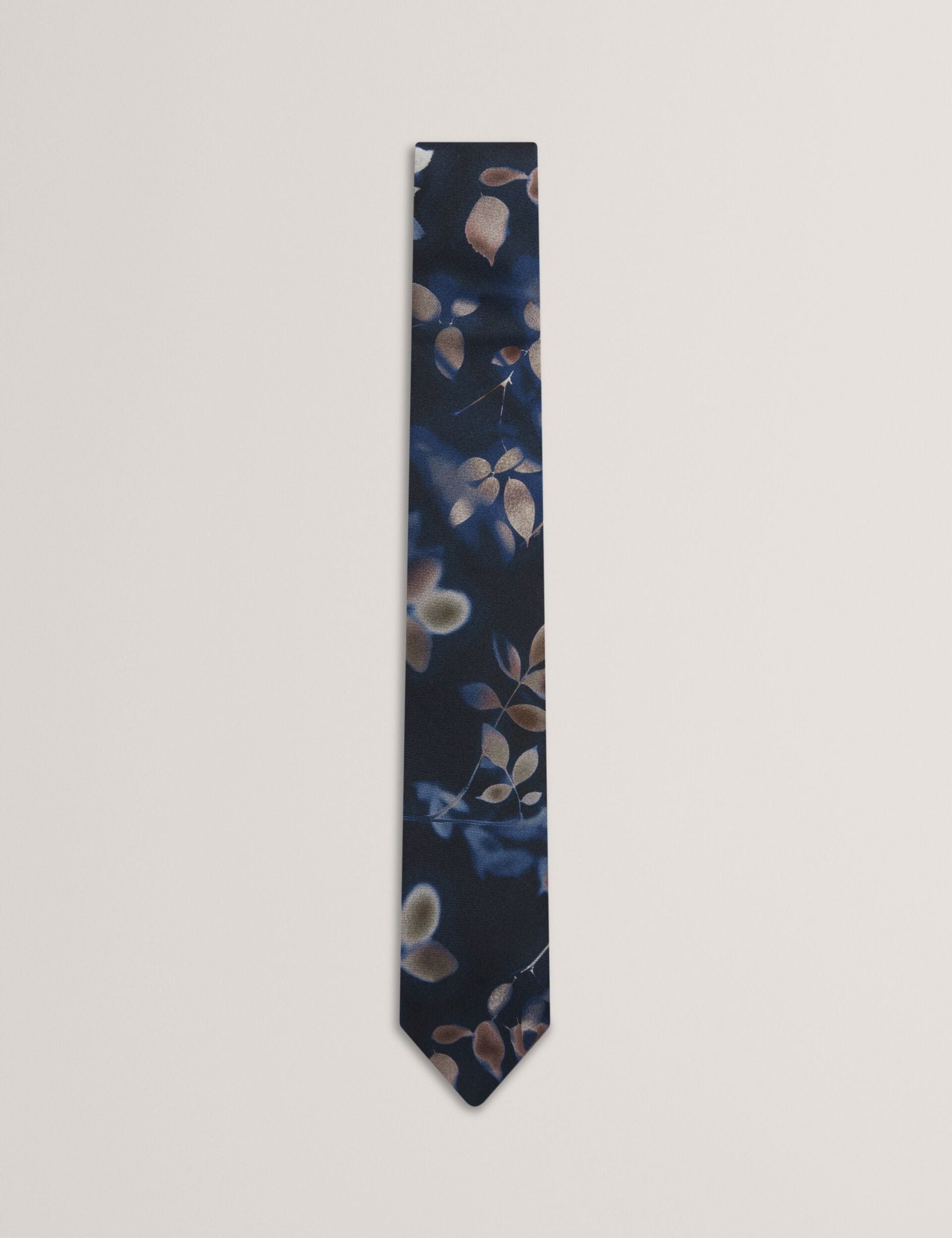 Ted Baker Silvano Photographic Leaf Print Silk Tie
