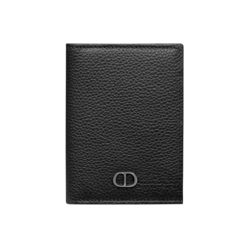 Christian Dior Card Holder with CD Icon - Black