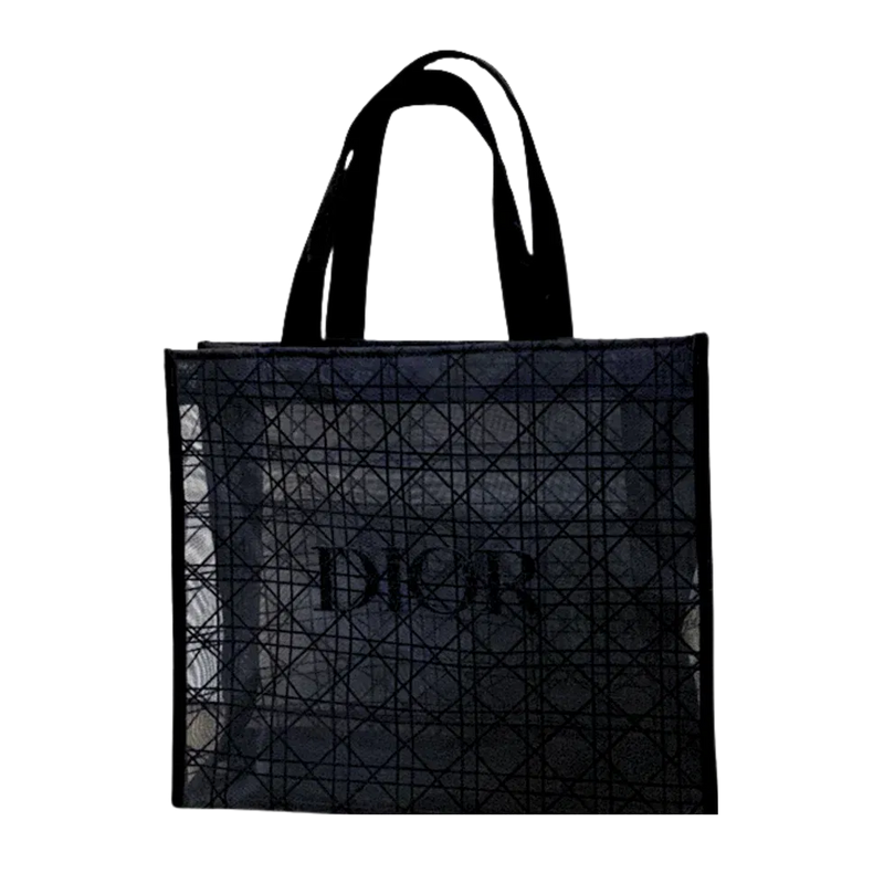 Dior Mesh Tote Bag - Black