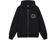 Stussy Born x Raised Logo Zip Hoodie Black