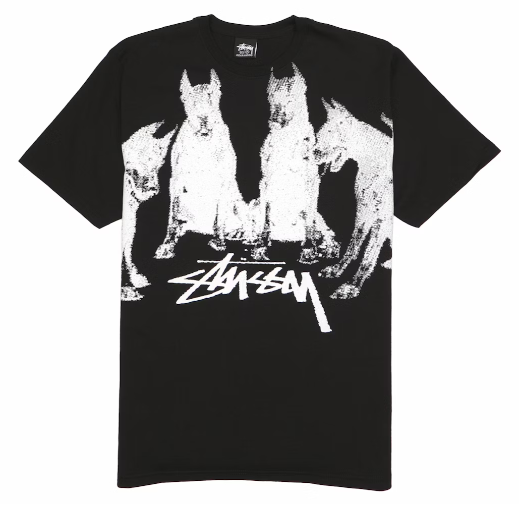 Stussy Doberman T-Shirt Black
